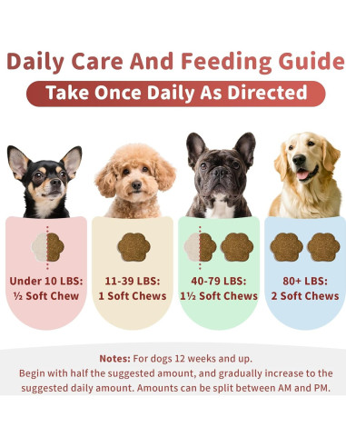 Masticables para Alergias de Perro POPPAW - 90 Unidades Sabor Tocino