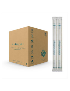 Pajitas Biodegradables 23cm x 10mm BIO AGAVE - 800 Pcs