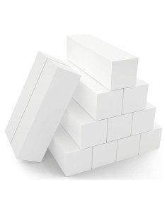 Paquete de 12 Bloques de Pulido de Uñas Morary 4 Lados Grano Medio