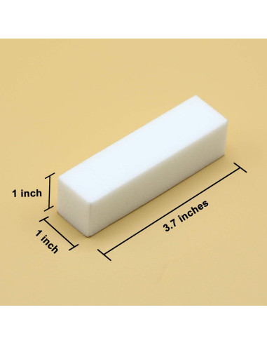 Paquete de 12 Bloques de Pulido de Uñas Morary 4 Lados Grano Medio