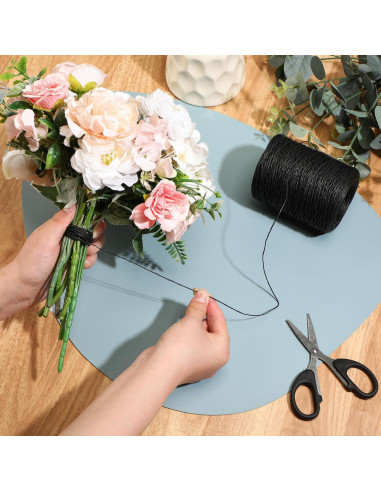 Alambre de Envoltura Floral Syhood 205.7m Negro 26 Calibre