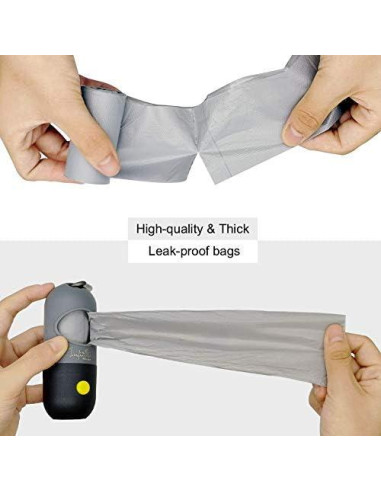 Dispensador de bolsas para excremento de perro Infinite Node con linterna LED