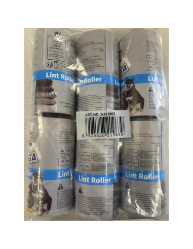 Rodillo Adhesivo MR.SIGA 540 Hojas Extra Pegajosas para Mascotas