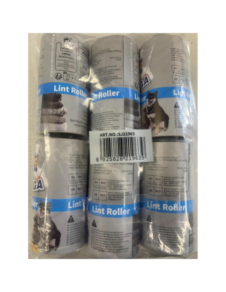 Rodillo Adhesivo MR.SIGA 540 Hojas Extra Pegajosas para Mascotas