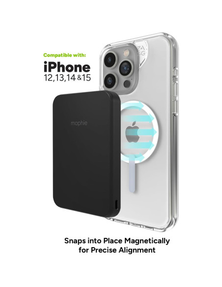Cargador Portátil Mophie Snap+ Juice Pack Mini 5000mAh