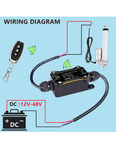 Interruptor Remoto Inalámbrico 12V-48V Shenzhenshiyoulanteerkeji IP67 2