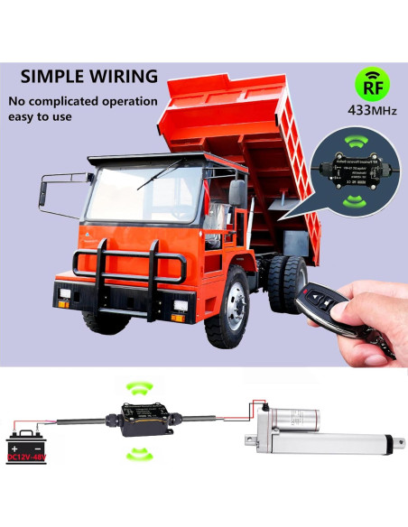 Interruptor Remoto Inalámbrico 12V-48V Shenzhenshiyoulanteerkeji IP67