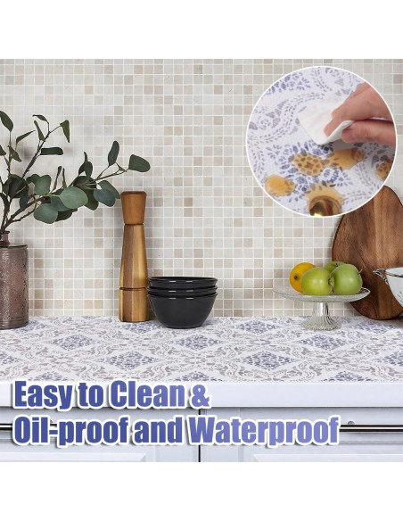 Forro de Estante Tatyanna Boho 30cm x 300cm Antideslizante