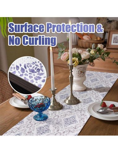 Forro de Estante Tatyanna Boho 30cm x 300cm Antideslizante