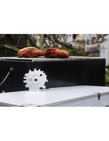 Raspador de Acero Inoxidable MSY BIGSUNNY 30.48 cm para Parrilla