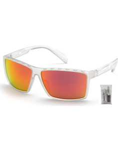 Gafas de sol rectangulares Adidas SP0010 para hombres + Kit iWear 2