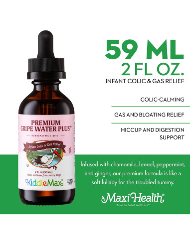 Agua para Gripe Bebés Maxi Health 59 mL - Alivio Rápido