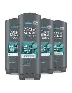 Gel de Ducha Dove Men+Care Eucalipto Azul 532 ml Pack 4