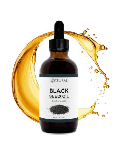 Aceite de Semilla Negra Zatural 118.29 ml Prensado en Frío