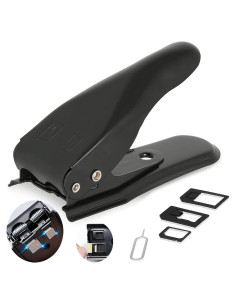 Cortador de tarjeta SIM 2 en 1 HIYITKS con adaptadores y pin