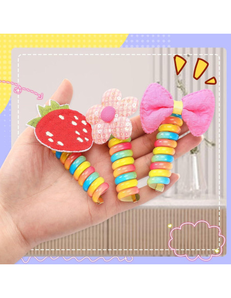 Bandas de Pelo Espirales Coloridas JUNEBRUSHS 6Pcs