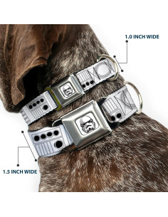 Collar para Perro Star Wars Buckle-Down 24.1-33 cm 2.54 cm 2