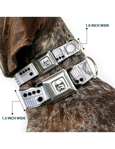 Collar para Perro Star Wars Buckle-Down 24.1-33 cm 2.54 cm