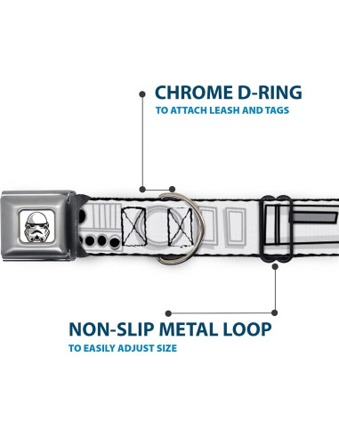 Collar para Perro Star Wars Buckle-Down 24.1-33 cm 2.54 cm