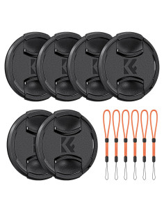 Tapa de Lente Frontal K&F Concept 49mm con Cordón Anti-Pérdida