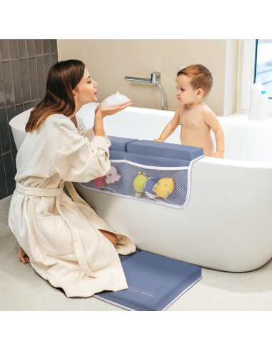 Juego Almohadilla Rodillas y Codos COZY ROCK - Baño Bebé