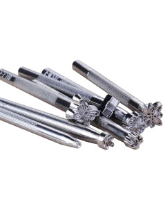 Juego de Herramientas de Estampado de Cuero Houlibify 21 PCS 2