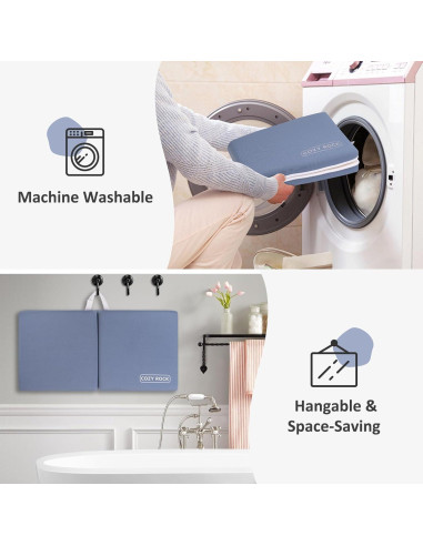 Juego Almohadilla Rodillas y Codos COZY ROCK - Baño Bebé