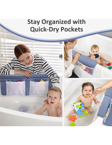 Juego Almohadilla Rodillas y Codos COZY ROCK - Baño Bebé