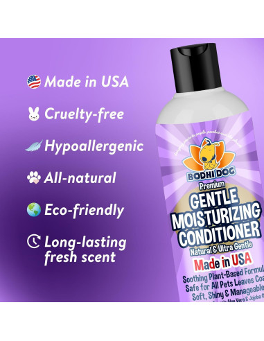 Acondicionador Suave para Perros Bodhi Dog 236ml - Aloe Vera y Jojoba
