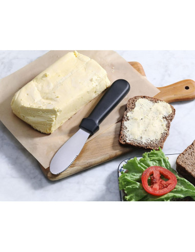 Set de 4 Espátulas de Mantequilla New Star 22.23 cm Acero Inoxidable