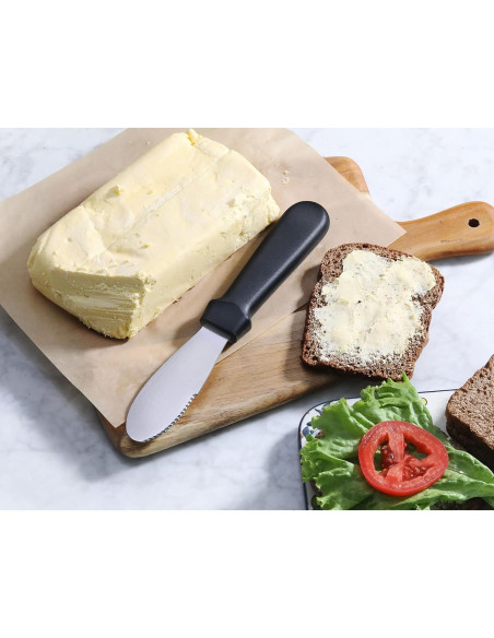 Set de 4 Espátulas de Mantequilla New Star 22.23 cm Acero Inoxidable