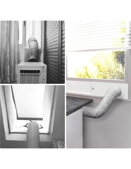 Kit de Ventana Ajustable para Conducto de Secadora 4" G GO . HO