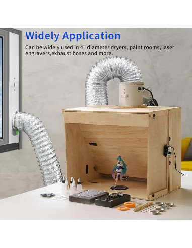 Kit de Ventana Ajustable para Conducto de Secadora 4" G GO . HO