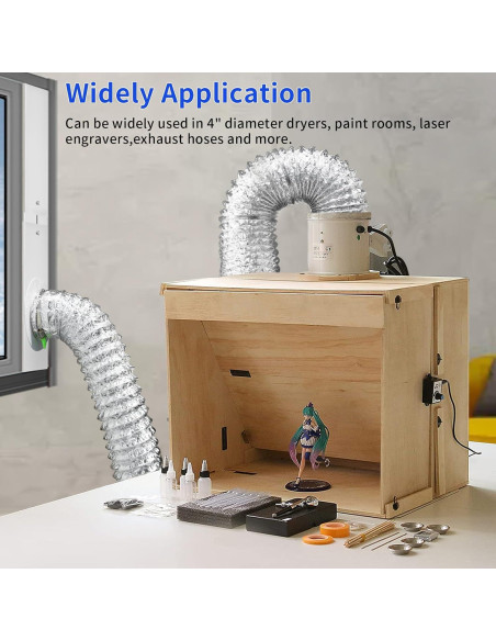 Kit de Ventana Ajustable para Conducto de Secadora 4" G GO . HO