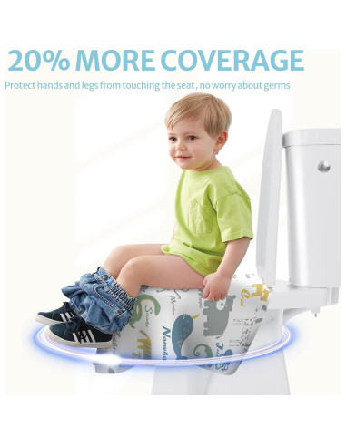 Fundas de Asiento de Inodoro Desechables Diario Feliz 20 Pcs