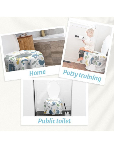 Fundas de Asiento de Inodoro Desechables Diario Feliz 20 Pcs