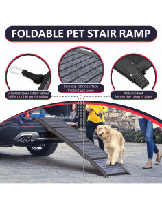 Rampa Plegable para Perros PENSUN 157.5x43.2cm Antideslizante 2