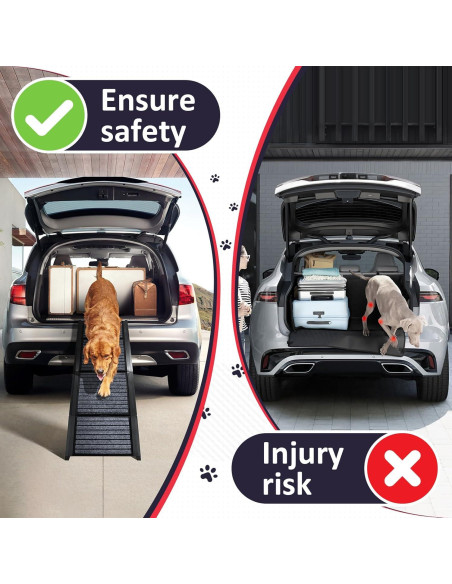 Rampa Plegable para Perros PENSUN 157.5x43.2cm Antideslizante