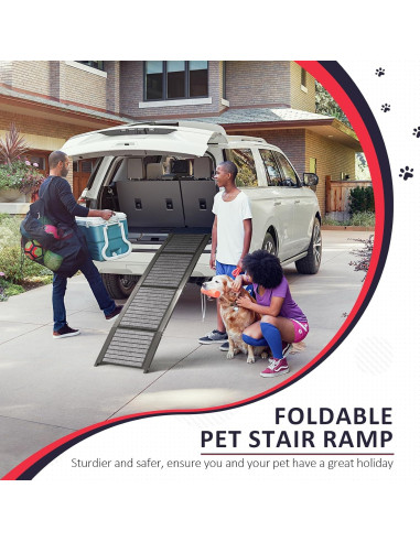 Rampa Plegable para Perros PENSUN 157.5x43.2cm Antideslizante