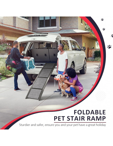 Rampa Plegable para Perros PENSUN 157.5x43.2cm Antideslizante