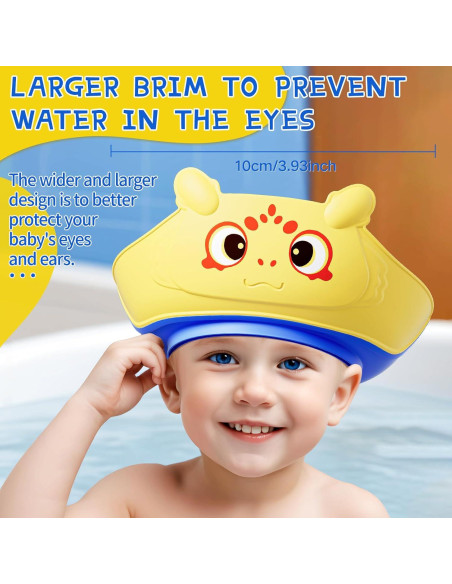 Gorro de Ducha para Bebés Lonlown Amarillo 22x20 cm