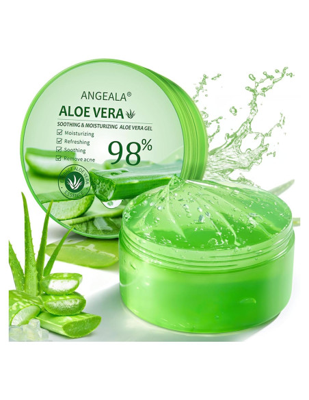 Gel de Aloe Vera Orgánico Aero Zen 284 g Hidratante Facial y Corporal