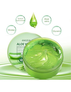 Gel de Aloe Vera Orgánico Aero Zen 284 g Hidratante Facial y Corporal 2