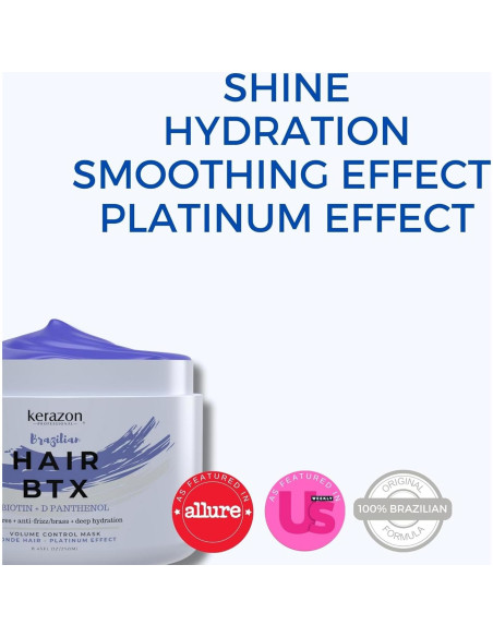 Kerazon Tratamiento de Cabello Brasileño BTX 236ml Efecto Platino