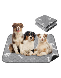 Almohadillas Lavables PatiencET para Perros 91x122 cm - Paquete de 2