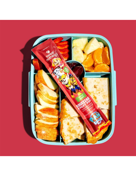 Paletas de Fruta Orgánica Dulces Nadas Manzana Baya 24 Unidades