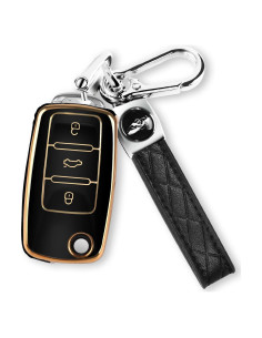 Funda de Llave MILD EAST para VW Beetle Jetta Passat Tiguan Negro