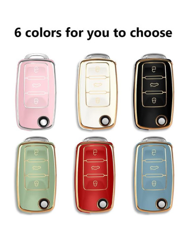 Funda de Llave MILD EAST para VW Beetle Jetta Passat Tiguan Negro