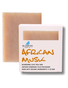 Jabón Corporal de Leche de Cabra Bluebyrd Musgo Africano 130g