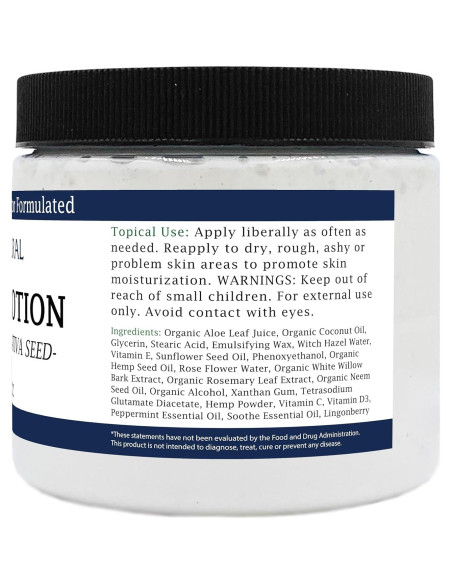 Loción Corporal Terapéutica Zatural con Aceite de Cáñamo 454g